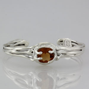 Sterling Silver Cuff with Citrine Branches Collection1a