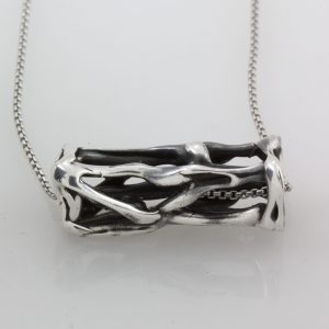 Sterling Silver Pendant Cylinder Collection2