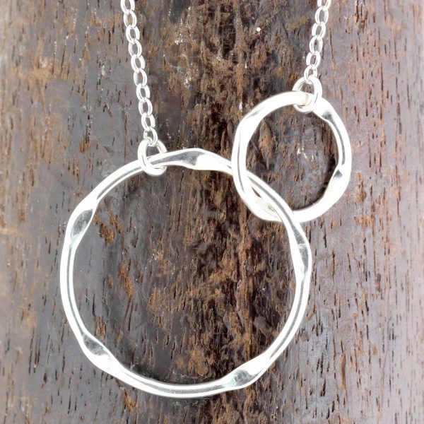 Sterling Silver Hoop Necklace1 53 c