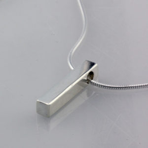 Sterling Silver Pendant silver bar2a